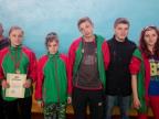 Команда Червенского профессионального строительного лицея на легкоатлетическом кроссе в Смиловичах